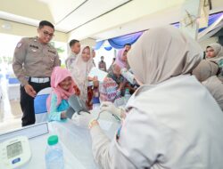Sambut Hari Lalu Lintas Bhayangkara ke 70, Ditlantas Polda Jatim Gelar Baksos dan Bakkes