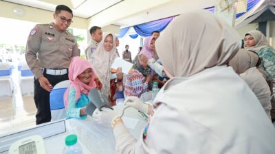 Keterangan Gambar: Sambut Hari Lalu Lintas Bhayangkara ke 70