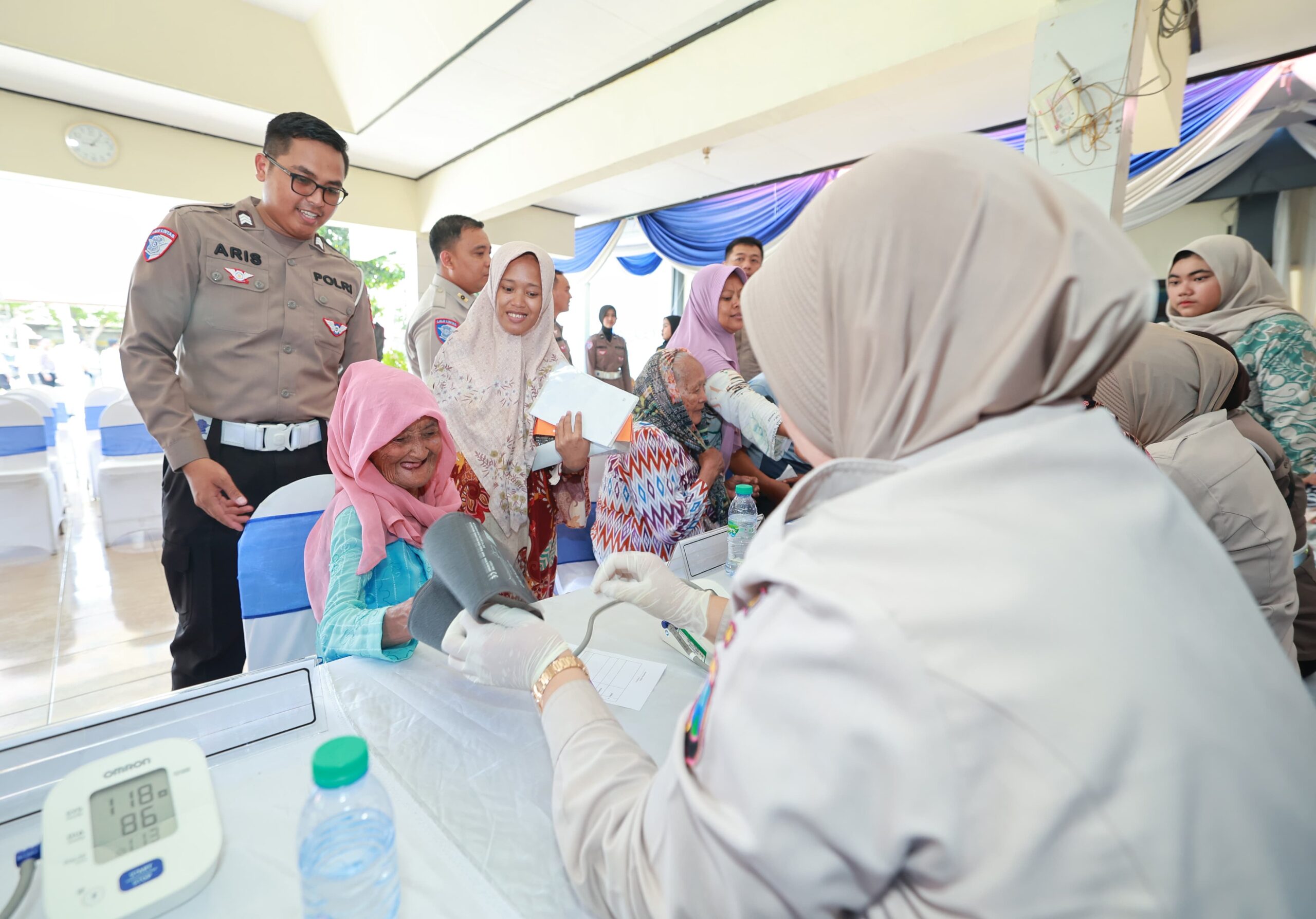 Keterangan Gambar: Sambut Hari Lalu Lintas Bhayangkara ke 70