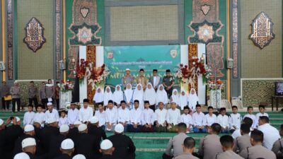 Keterangan Gambar: Polda Aceh menggelar peringatan Maulid Nabi Muhammad SAW 1447 Hijriah