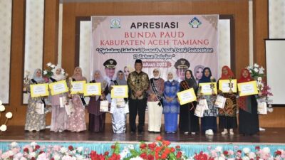 Puncak kegiatan Apresiasi Bunda PAUD Kabupaten Aceh Tamiang Tahun 2025