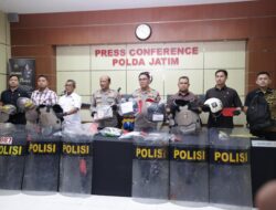 Kerugian Capai Rp 256 Miliar, Polda Jatim Ungkap Ratusan Pelaku Aksi Anarkis di 10 Kota