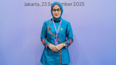 Ketua Dewan Kerajinan Nasional Daerah (Dekranasda) Kabupaten Aceh Tamiang, Ny. Yuyun Armia