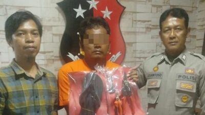 Polsek Krembangan Amankan Pelaku Pencurian Modus Kempes Ban di Jalan Dupak Rukun