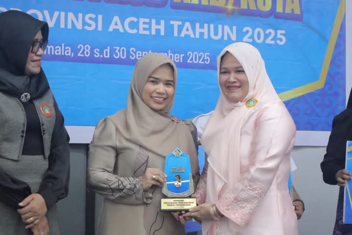 Ketua Pokja Bunda PAUD Kabupaten Aceh Tamiang, Lindawati Ismail