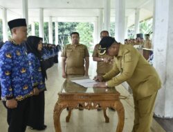 Lantik ASN PPPK , Bupati Armia sebut Core Values ASN BERAKHLAK jadikan sebagai nafas kerja harian