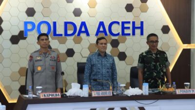 Kapolda Aceh Irjen Pol. Marzuki Ali Basyah menginisiasi dan mengajak para pemangku kepentingan di Aceh untuk mendeklarasikan “Green Policing”