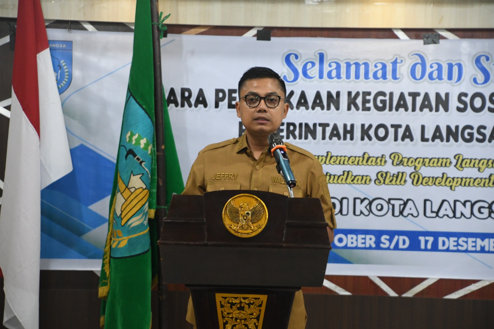 Walikota Langsa Jeffry Sentana S Putra, SE,