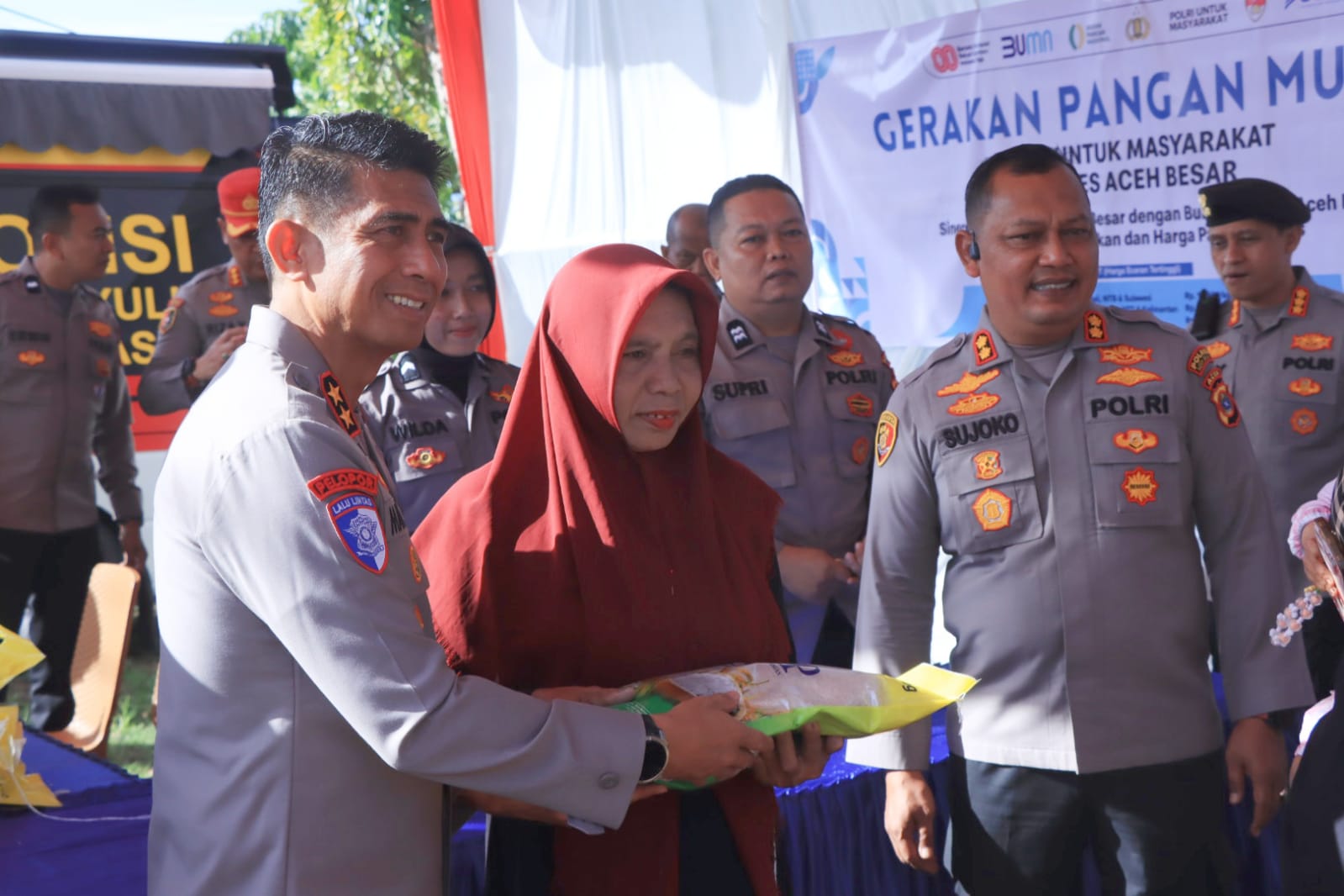 Kapolda Aceh Irjen Pol. Marzuki Ali Basyah bersama Wakapolda Brigjen Ari Wahyu Widodo, dan sejumlah Pejabat Utama Polda Aceh