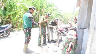 Satgas TMMD 126 Kodim 0816/Sidoarjo Bangun 5 Unit Pamsimas, Wujudkan Akses Air Bersih untuk Warga Desa Kedondong