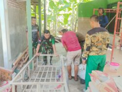 TMMD ke-126 Kodim 0816/Sidoarjo Renovasi Rumah Warga Tak Layak Huni di Desa Kedondong
