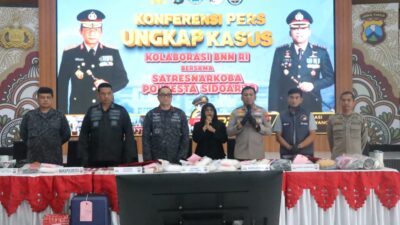 Kapolresta Sidoarjo Kombes Pol. Christian Tobing