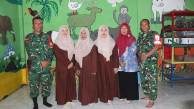 Cinta Tanah Air Anak Usia Dini, Sentuhan Humanis Satgas TMMD di TK Kedondong