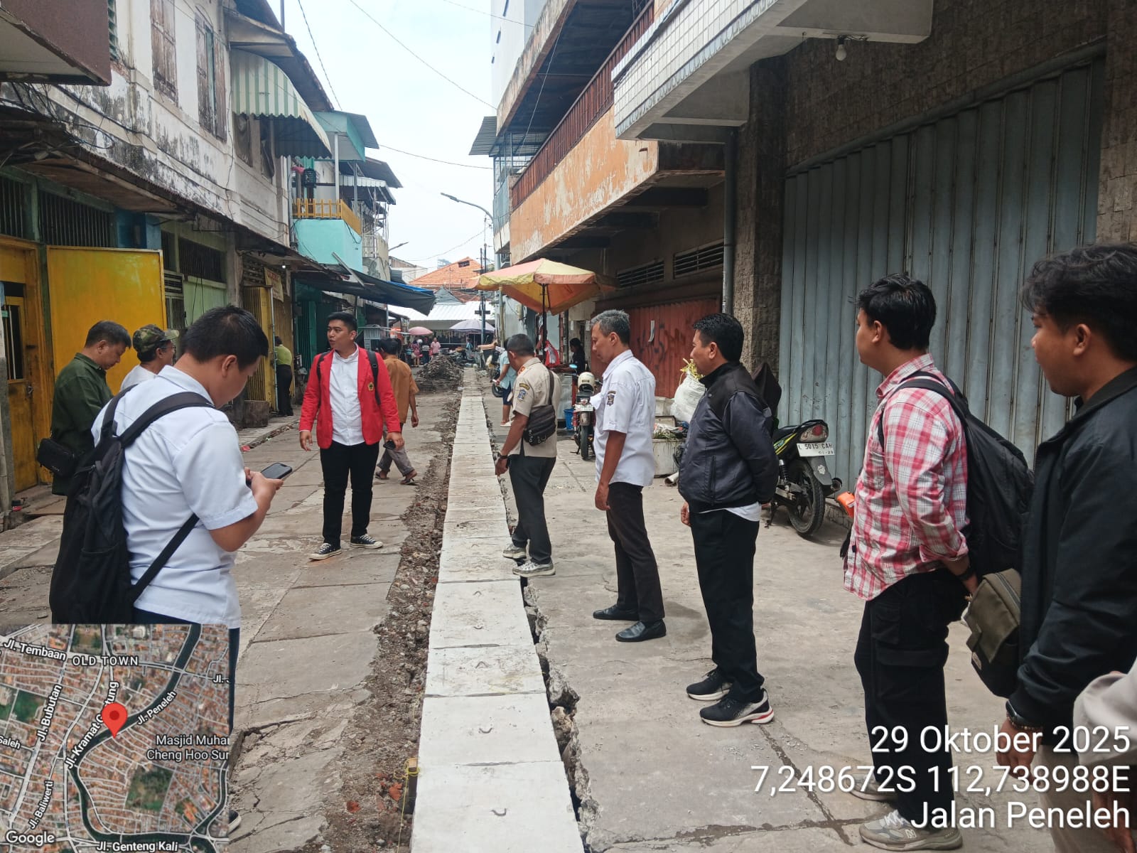 Tindakan inspeksi mendadak (sidak) yang dilakukan oleh Kelurahan Alun-alun Contong sebagai respons cepat