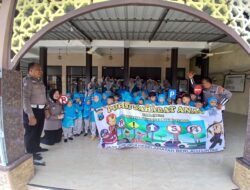 Polisi Sahabat Anak, Satlantas Polres Pelabuhan Tanjung Perak, Tanamkan Keselamatan Lalu Lintas Sejak Dini