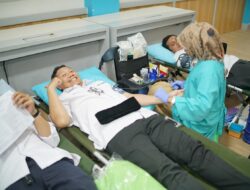 Aksi Donor Darah di PLN UP3 Sidoarjo Jadi Cermin Semangat Sumpah Pemuda di Momentum HLN ke-80