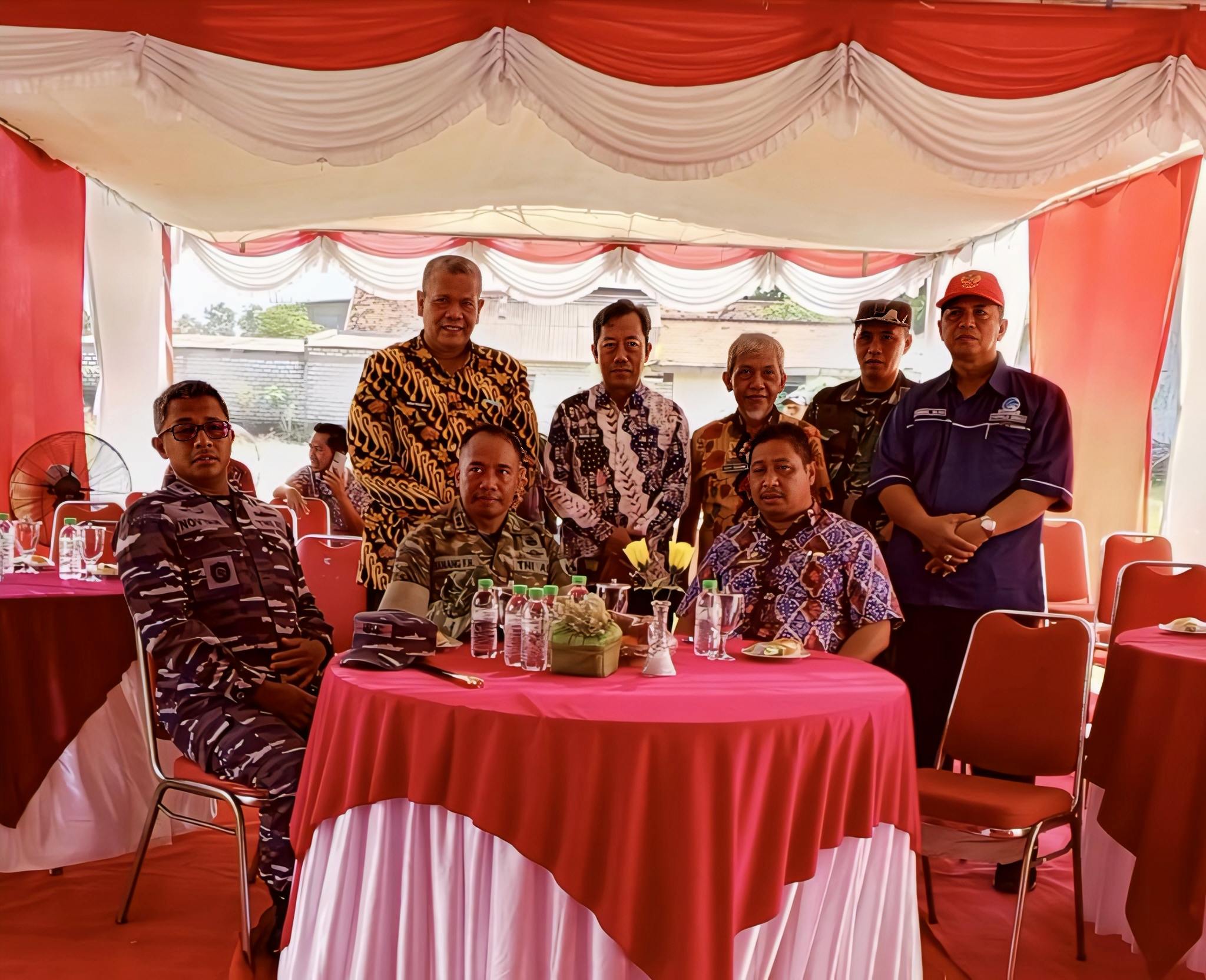 Peletakan batu pertama pembangunan Gerai Pergudangan Koperasi Merah Putih di Desa Parseh, Kecamatan Socah