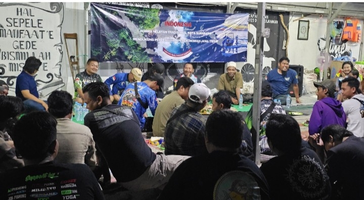 Aliansi Nelayan Tradisional Kota Surabaya resmi menggelar deklarasi dukungan terhadap program pemanfaatan potensi kelautan dan perikanan
