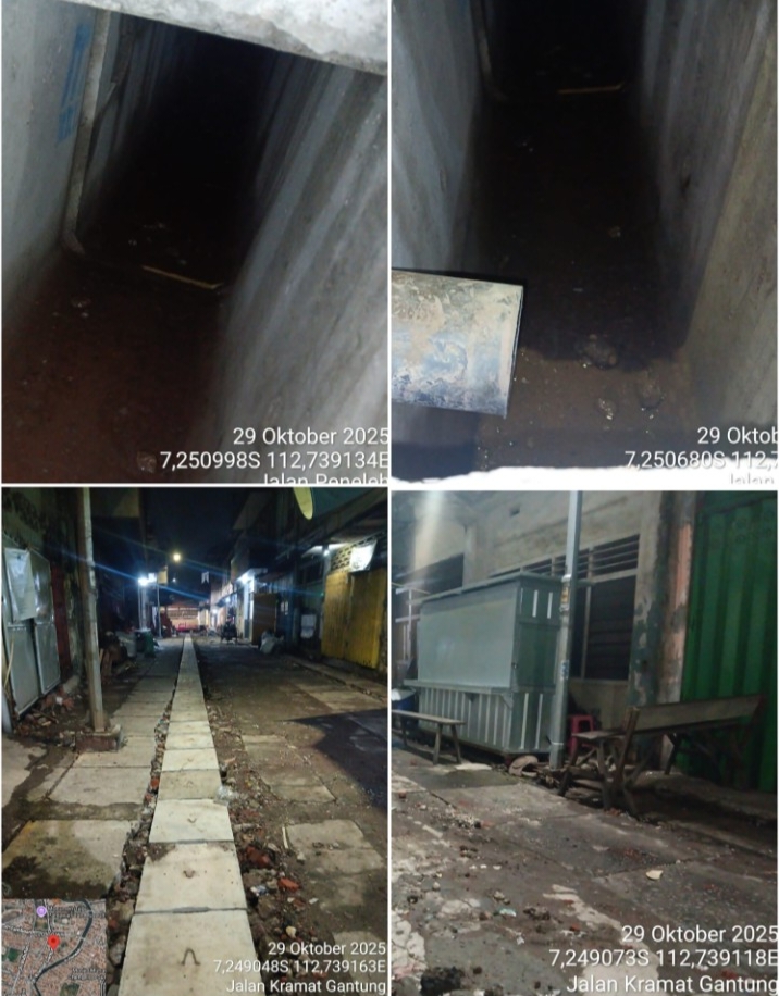 Foto : U-ditch dan Pembersihan Bekas Galian Tanah 