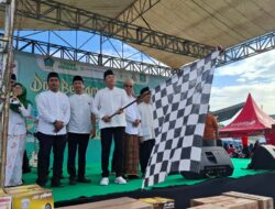 Bupati Sidoarjo Subandi Lepas Ribuan Peserta Mlaku Bareng Santri