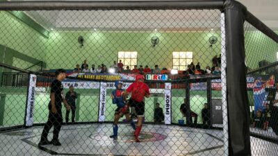 Dalam rangka memperingati Hari Ulang Tahun (HUT) ke - 80 Korps Brimob Polri, Satuan Brimob Polda Jawa Timur bersama Tarung Bebas Indonesia (TBI)