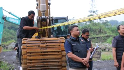Direktorat Tindak Pidana Tertentu (Dittipidter) Bareskrim Polri bersama Balai Taman Nasional Gunung Merapi (TNGM), Dinas ESDM Provinsi Jawa Tengah, Polresta Magelang, serta instansi terkait lainnya, menindak tegas aktivitas penambangan pasir ilegal