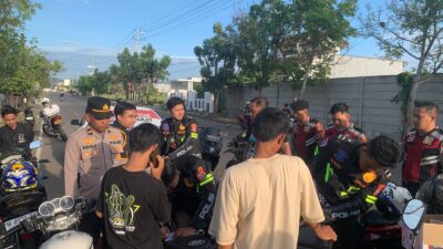 Jajaran Polres Sumenep Polda Jatim kembali menggelar patroli gabungan skala besar dalam rangka mencegah aksi balap liar