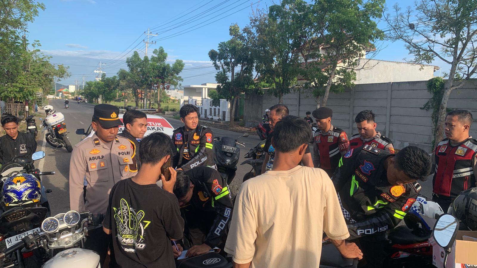 Jajaran Polres Sumenep Polda Jatim kembali menggelar patroli gabungan skala besar dalam rangka mencegah aksi balap liar