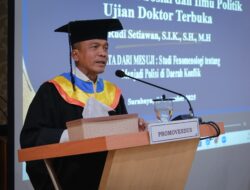 Kapolda Jabar Raih Gelar Doktor Lewat Disertasi “Cerita dari Mesuji”, Paparkan Kondisi Polisi di Tengah Konflik