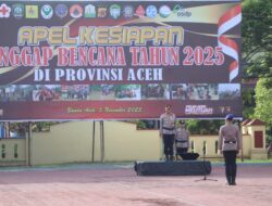 Polda Aceh Gelar Apel Kesiapan Tanggap Darurat Bencana Tahun 2025