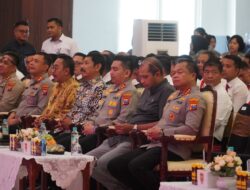 Sosialisasi UU No . 1 Tahun 2023 Tentang KUHP di Polrestabes Surabaya Hadirkan Wamenkumham Prof. Edward Omar Sharif Hiariej