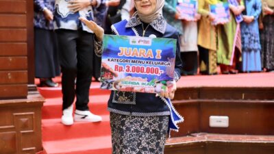 Lomba Masak Serba Ikan (LMSI) Tingkat Aceh Tahun 2025 TP-PKK Aceh Tamiang berhasil meraih Juara I untuk kategori Menu Keluarga.