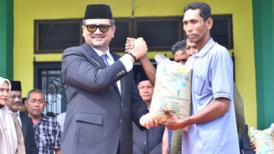 Perkuat Ketahanan Pangan, Aceh Tamiang Terima 25 Ton Bibit Padi dari Kementan