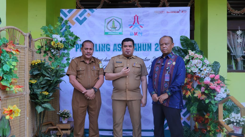 Plt. Sekretaris Daerah Kabupaten Aceh Tamiang Drs Syuibun Anwar, meninjau langsung pelaksanaan Profiling Aparatur Sipil Negara (ASN)