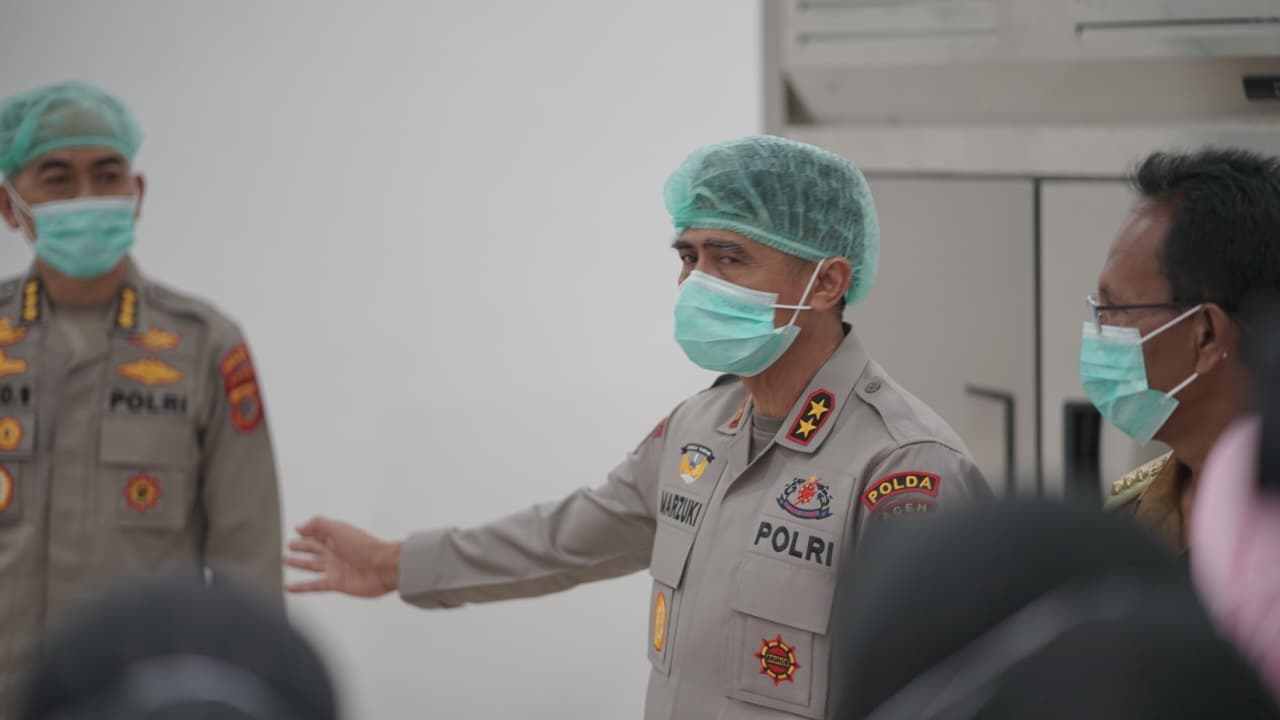 Kapolda Aceh Irjen Pol Marzuki Ali Basyah menyampaikan bahwa pihaknya mengambil peran strategis dalam mendukung kelancaran program MBG-SPPG
