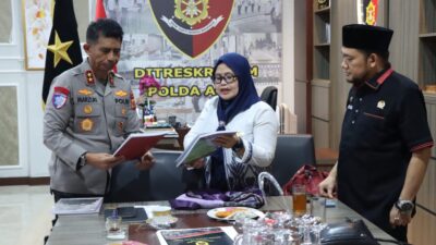 Kapolda Aceh Irjen Pol. Marzuki Ali Basyah melaksanakan diskusi bersama Komisi Nasional (Komnas)