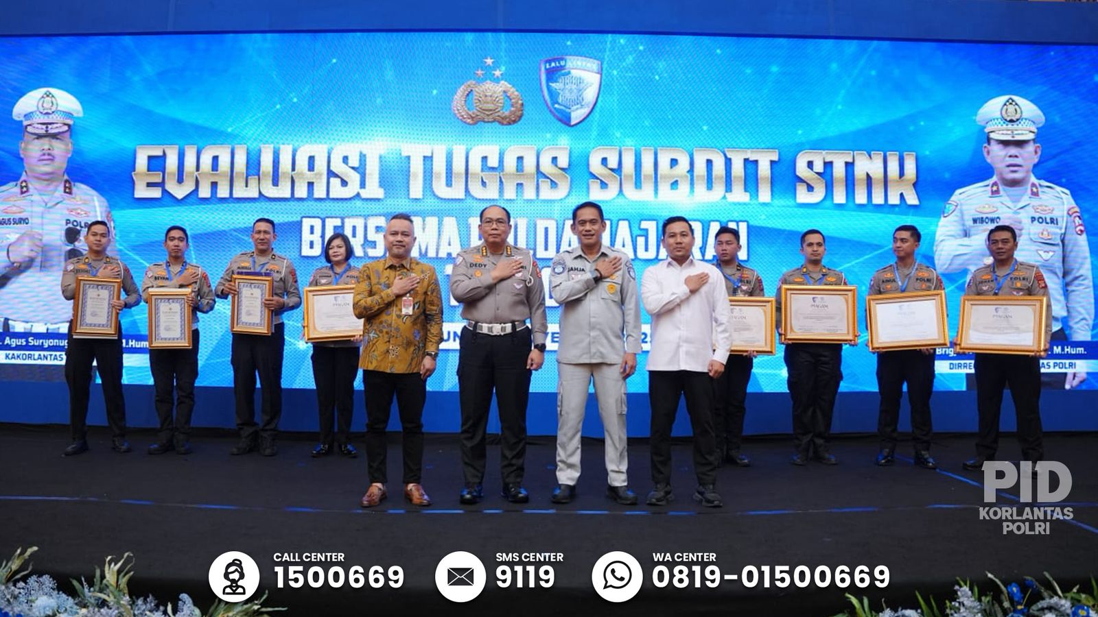 Subdit STNK Diregident Korlantas Polri melaksanakan kegiatan Analisa dan Evaluasi (Anev) Pelayanan STNK Tahun Anggaran 2025