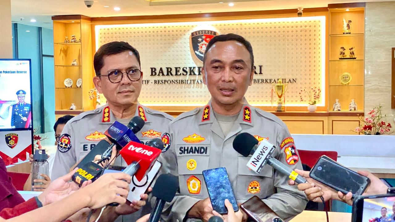 Kadivhumas Polri saat doorstop di Mabes Polr