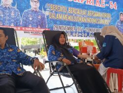 Bakti Sosial Pemko Langsa Kumpulkan 35 Kantong Darah Peringati HUT KORPRI Ke-54