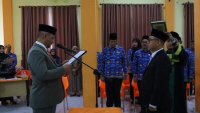Bupati Aceh Tamiang, Irjen Pol. (Purn) Drs. Armia Pahmi MH secara resmi melantik Prio Sumbodo sebagai Pengganti Antar Waktu (PAW) Anggota Komisi Independen Pemilihan (KIP)