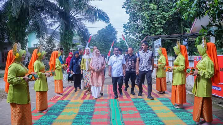 Wakil Bupati Aceh Tamiang, Ismail, SE.I, menghadiri kegiatan Penilaian Calon Desa Antikorupsi Tahun 2025