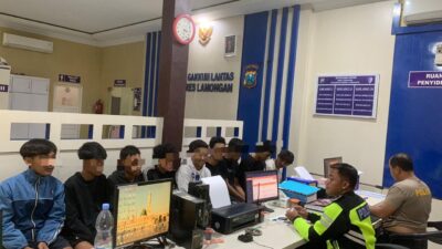 Polres Lamongan Polda Jawa Timur (Jatim) menggelar Operasi Zebra Semeru 2025