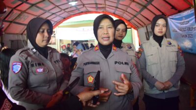 Ketua Tim Psikologi, Iptu Purwaningsih