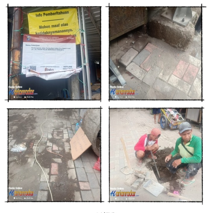 Keterangan Foto : Kurangnya keterbukaan Publik di Papan Nama, Pekerja tidak pakai APD dan Tidak adanya Kastin