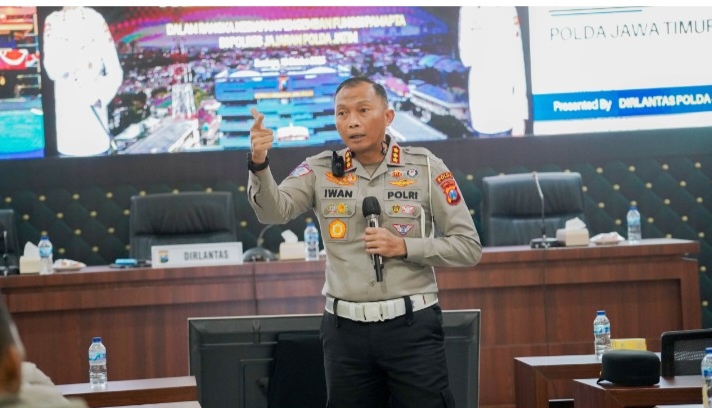 Dirlantas Polda Jatim Kombes Pol Iwan Saktiadi