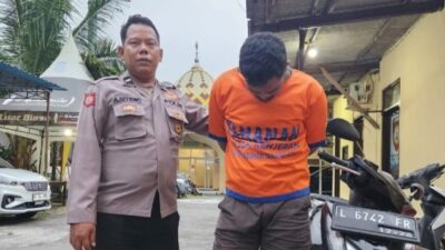 Pelaku FR (22), Curanmor warga Bangkalan, akhirnya berhasil ditangkap