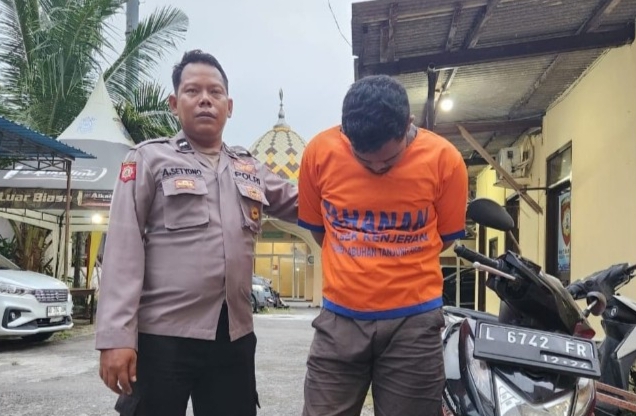 Pelaku FR (22), Curanmor warga Bangkalan, akhirnya berhasil ditangkap