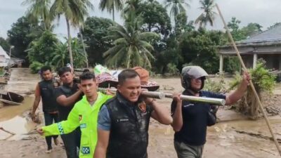 Polres Pidie Jaya dan Tim Gabungan Temukan Santri yang Hanyut
