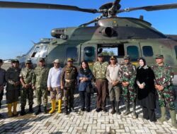 Kapolda Aceh Dampingi Menhan, Mendagri, dan Panglima TNI Tinjau Banjir di Pidie Jaya