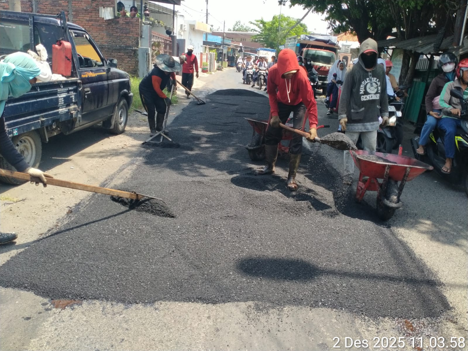 Gerak Cepat Pemkab Sidoarjo Atasi Jalan Rusak Secara Bergiliran
